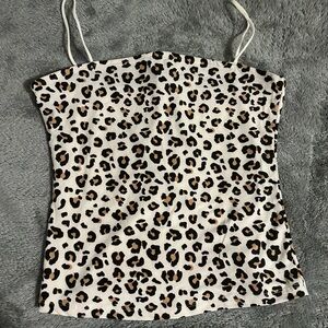 Super cute cheetah tank top